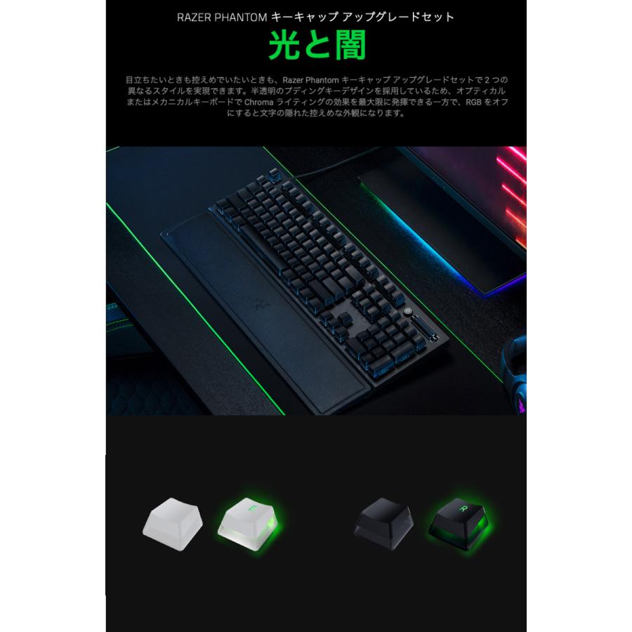 Razer（レイザー） Razer ABS Phantom Keycap Upgrade Set Pudding