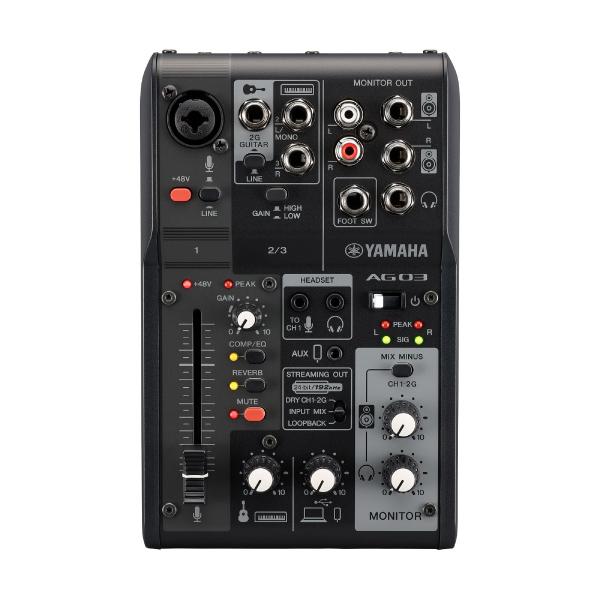 YAMAHA AG03MK2 3チャンネルライブストリーミングオーディオミキシン YAMAHA（ヤマハ） AG03MK2 3チャンネル ライブストリーミングミキサー