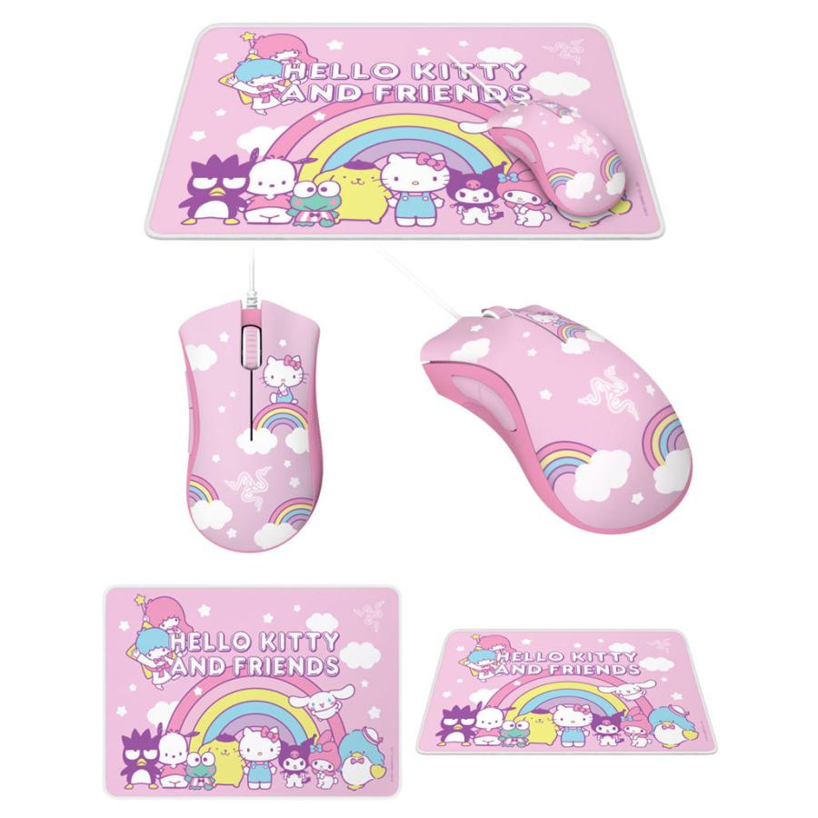 Razer DeathAdder Essential + Goliathus Medium Bundle Hello Kitty 