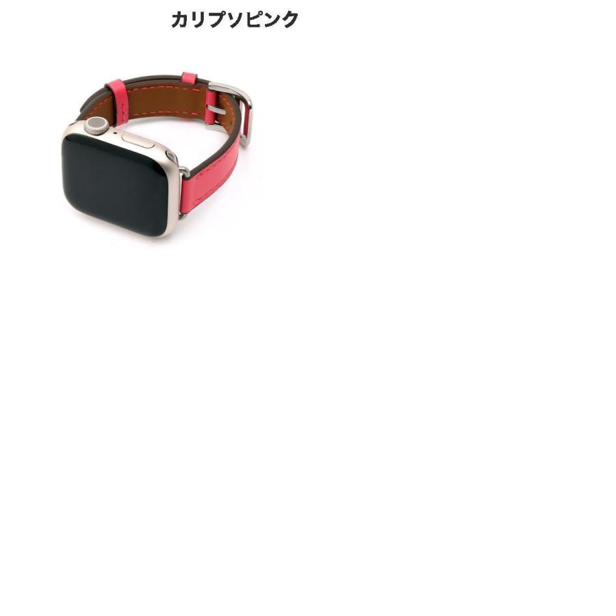 WEARPLANET Apple Watch 49 / 45 / 44 / 42mm Slim Line カウハイドレザー製 クラシック本革バンド ウェアプラネット ネコポス送料無料｜ec-kitcut｜03