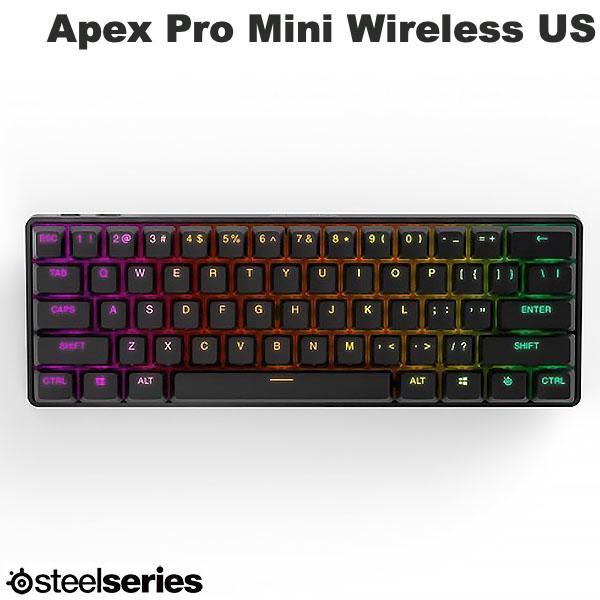 apexprominiキーボード 英語配列 APEX（SteelSeries） SteelSeries Apex Pro Mini Wireless US 英語配列