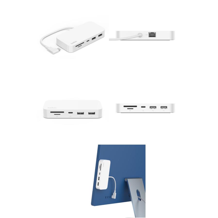 Belkin（ベルキン） CONNECT USB-C 6-in-1 MULTIPORT HUB WITH MOUNT