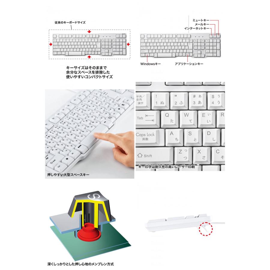 SANWA SUPPLY サンワサプライ USBキーボード 日本語配列 有線 SANWA SUPPLY サンワサプライ USBキーボード 日本語配列 有線