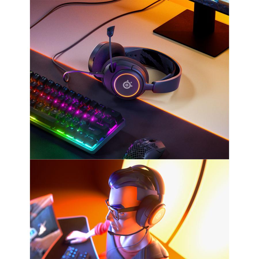 専用品 SteelSeries スティールシリーズ Arctis Nova 3 有線 ゲーミング