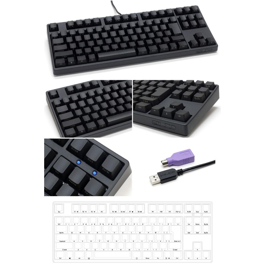 Majestouch FILCO フィルコ 3 BLACK 日本語配列 有線 テンキーレス