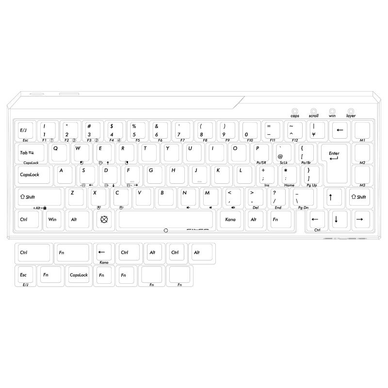 Majestouch FILCO フィルコ Xacro M3A 日本語配列かななし 有線