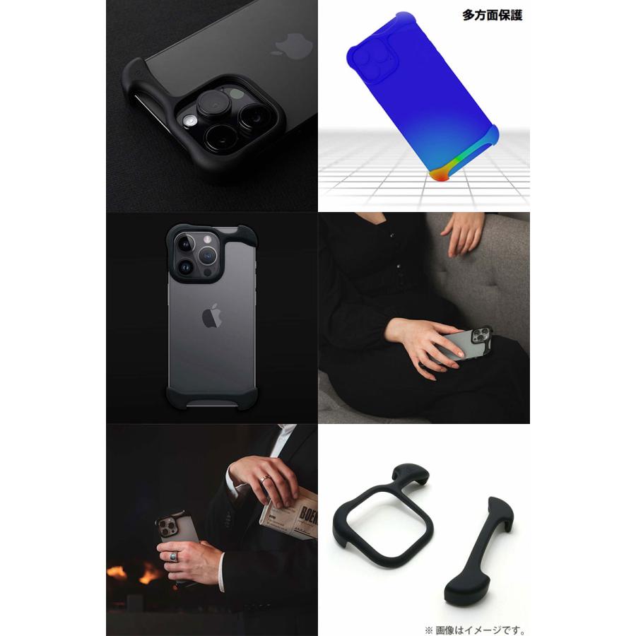 Arc アーク iPhone 16Arc Pulse アルミ・マットブラック Arc（アーク） [ iPhone 16 / 16 Plus 用 ] アルミ・マットブラック