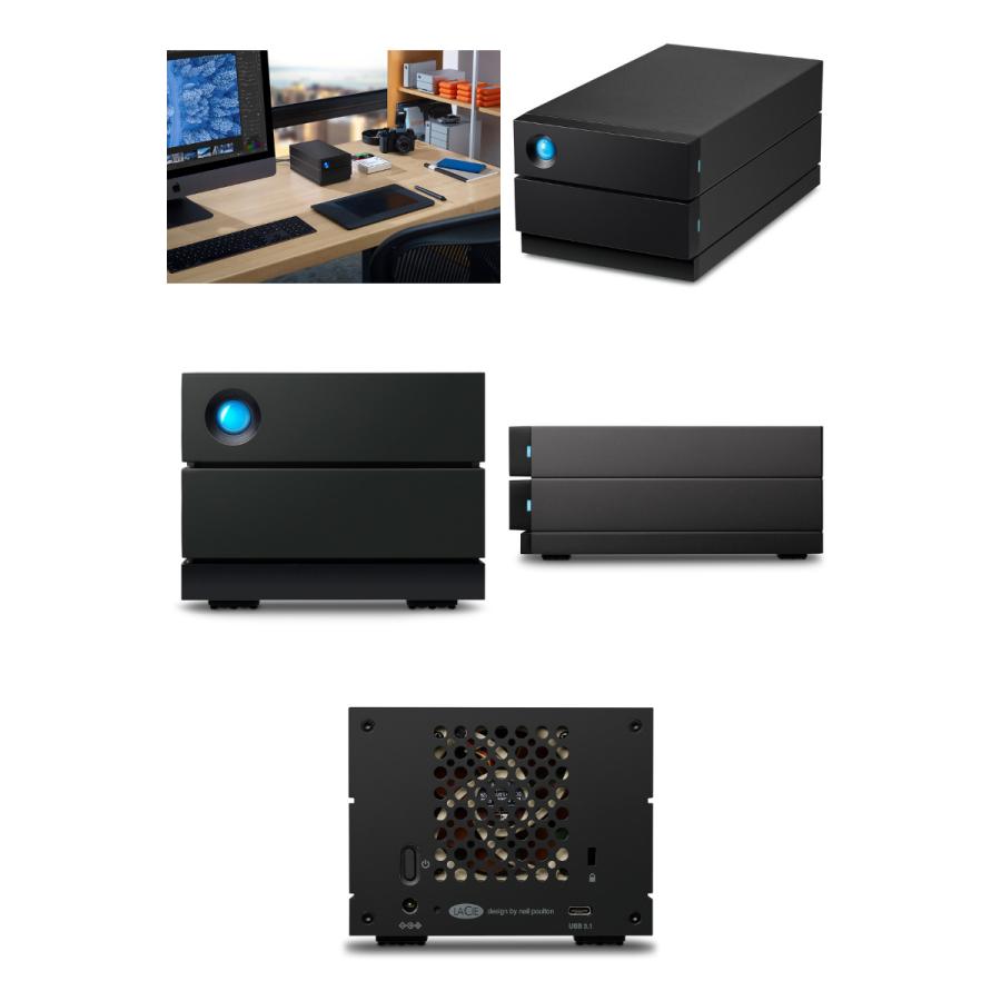 Lacie ラシー 40TB 2big RAID USB Type-C USB 3.2 Gen2 USB 3.1 対応 