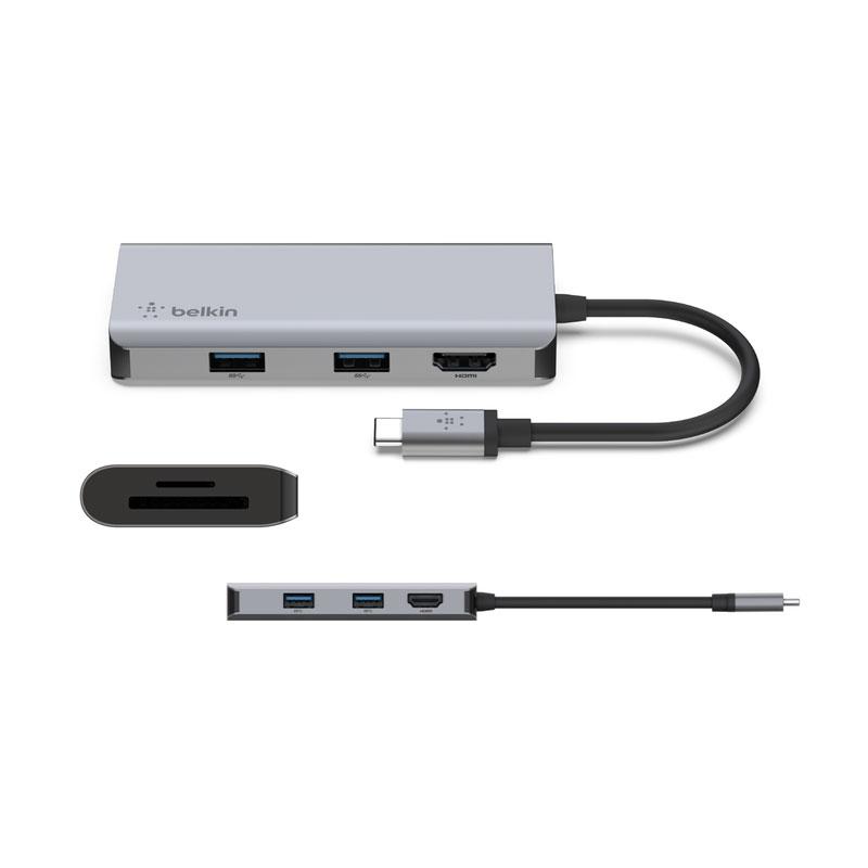 Belkin BELKIN ベルキン CONNECT USB-C 5-in-1 マルチポート Belkin BELKIN ベルキン CONNECT USB-C 5-in-1 マルチポート