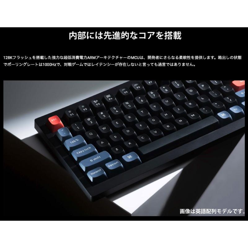 Keychron K15pro 75% 赤軸 RGB キーボード
