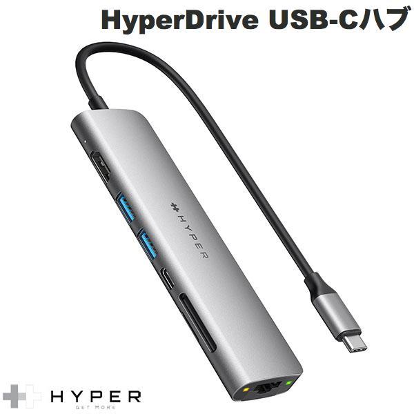 HYPER HYPER++ ハイパー HyperDrive USB Type-C 7-in-1 SLAB Hub PD対応 HP ...