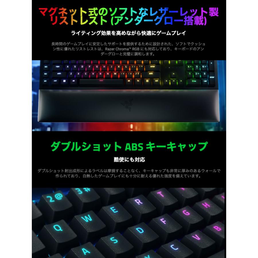 Razer（レイザー） レーザー BlackWidow V4 Pro JP Green Switch 日本