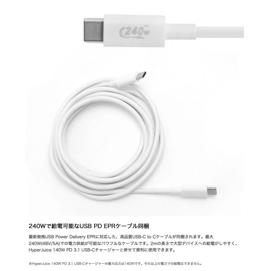 HYPER HYPER++ ハイパー HyperJuice 140W 電源アダプタ USB Type-C PD