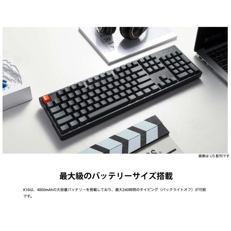 Keychron K10 Mac日本語配列 赤軸 RGB ホットスワップ Gateron G Pro メカニカルキーボード ネコポス不可｜ec-kitcut｜07