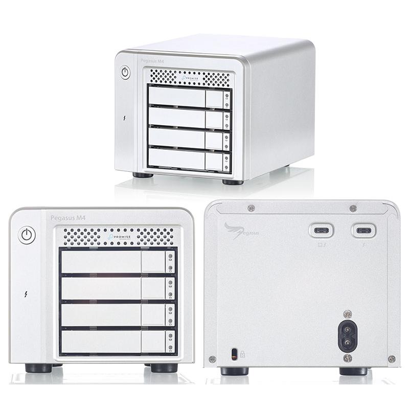 PROMISE TECHNOLOGY Promise Pegasus M4 8TB 2TB SSDx4 Thunderbolt 3