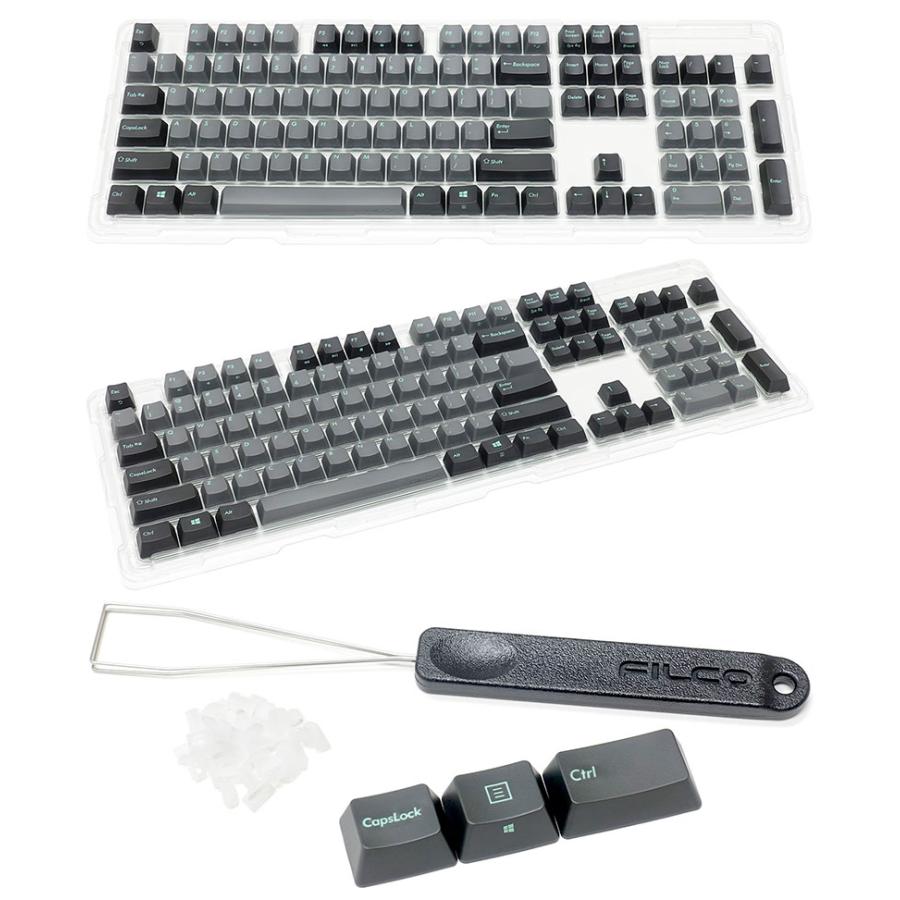 FILCO フィルコ Majestouch交換用 PBT2色成形 アサギxグレー キー