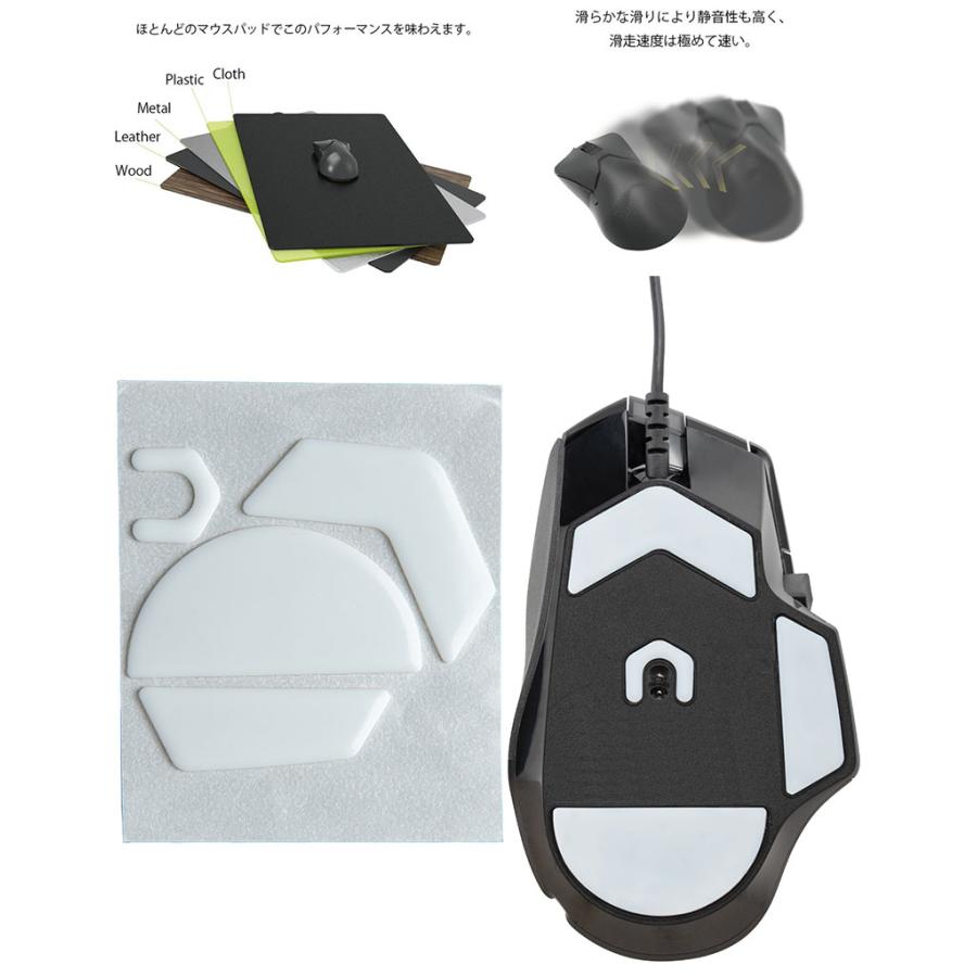 Team GRAPHT チームグラフト PTFE製 Logicool G G502 X用 ゲーミング