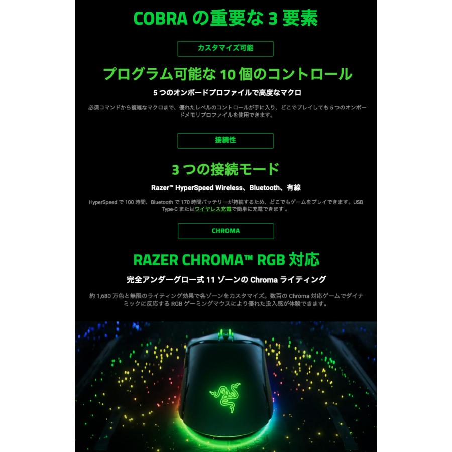 Razer（レイザー） Razer Cobra Pro RZ01-04660100-R3A1 有線