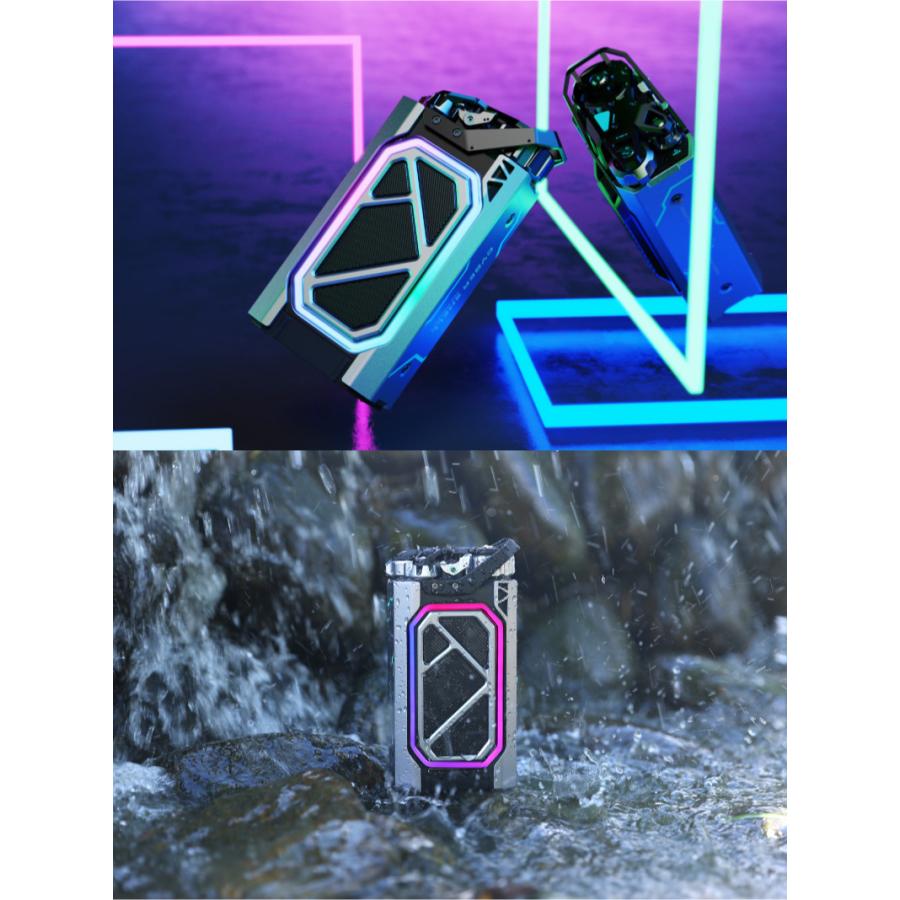 MUZEN（ムゼン） MUZEN Cyber Shell Bluetooth 5.0 IPX5防水 RGBライト