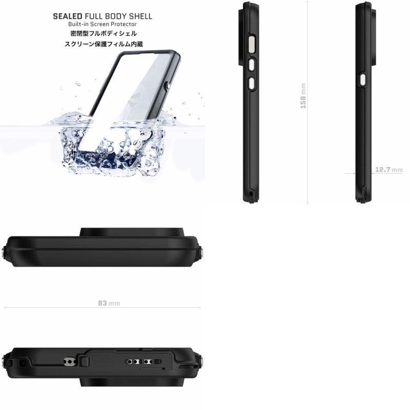 GHOSTEK ゴーステック iPhone 15 Pro Nautical Slim 防水 防雪 防塵 ケース MagSafe対応 Smoke GHOCAS3620 ネコポス送料無料｜ec-kitcut｜04