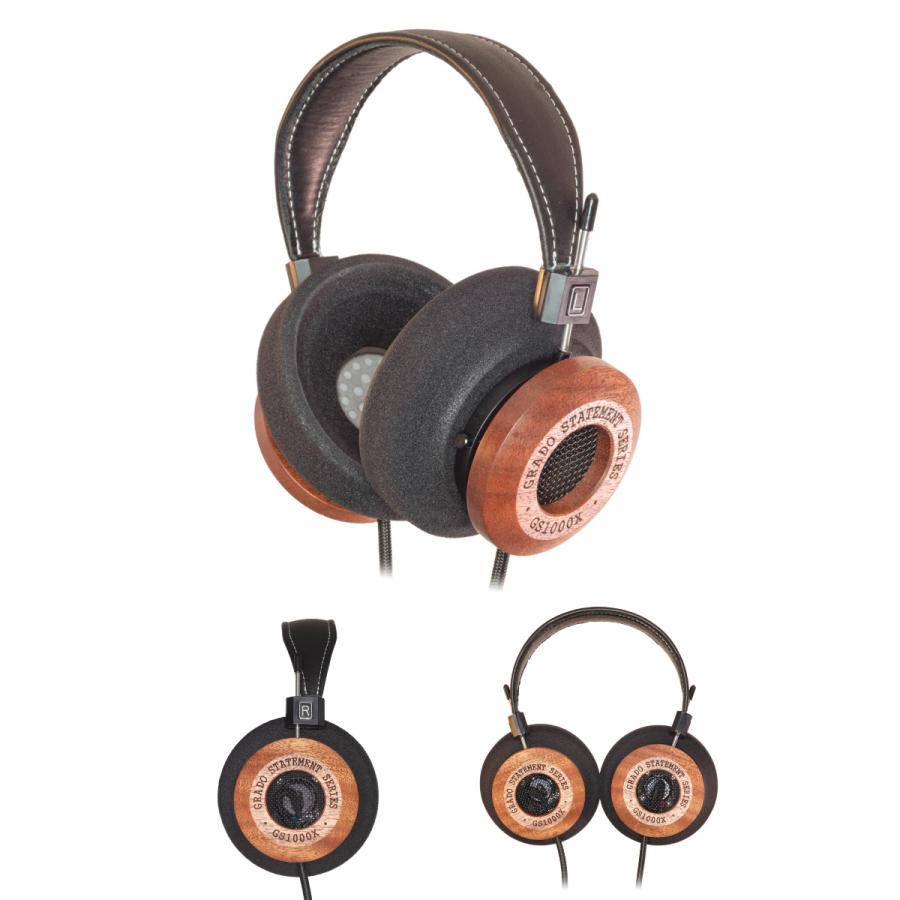 GRADO グラド GS1000x Balanced マホガニー / イペー材 ハイブリッドハウジング 有線ヘッドホン XLRバランス端子モデルの画像