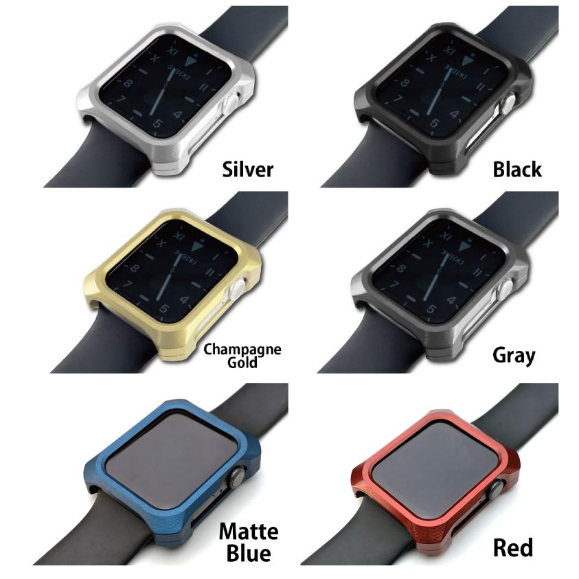 GILD design ギルドデザイン Apple Watch 45mm Series 9 / 8 / 7 ジュラルミン削り出し ソリッドバンパー ブラック GW-507の画像