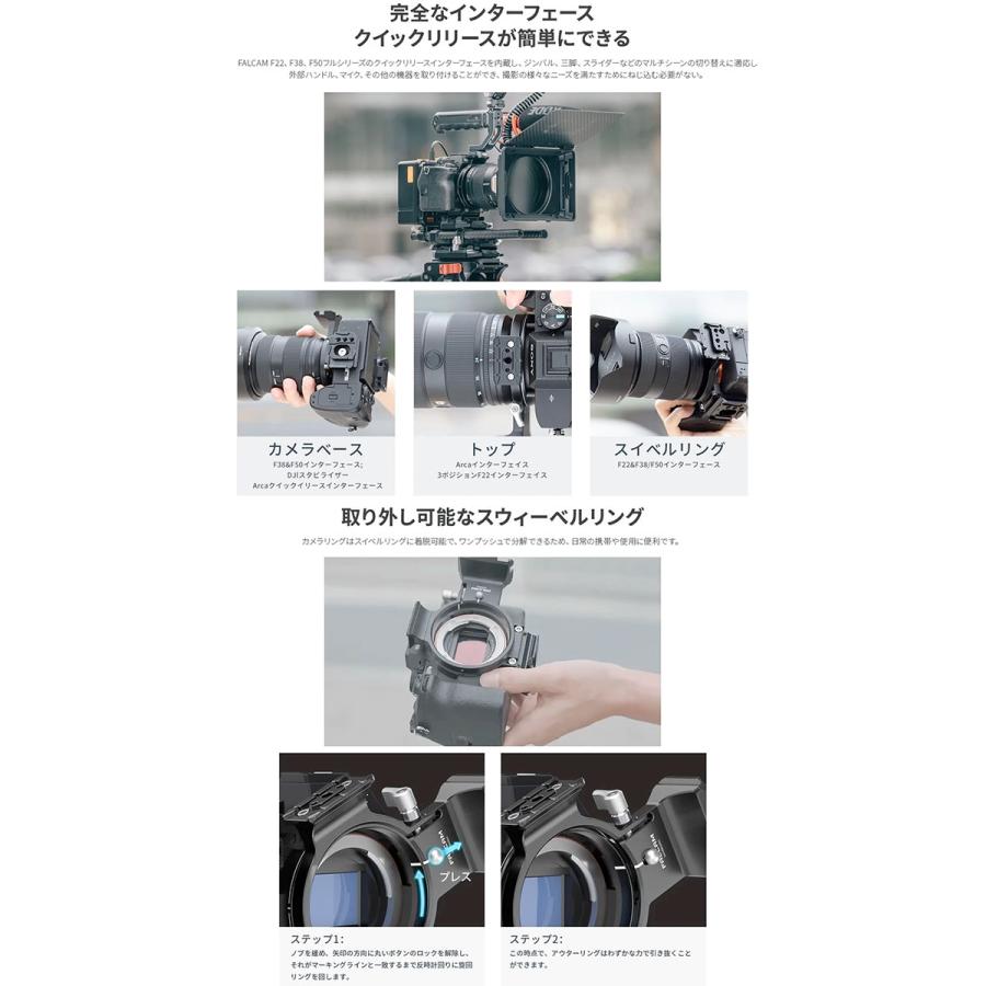 FALCAM ファルカム 汎用83mm 水平垂直サークルハーフケージ F22 / F38