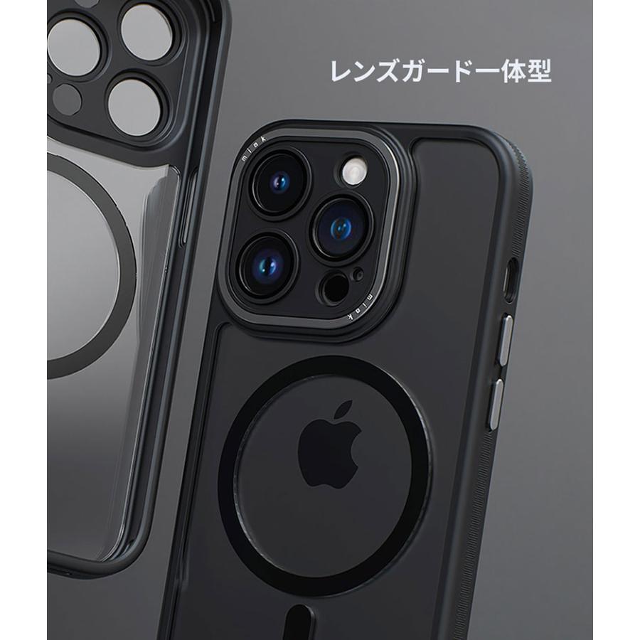 miak（ミアック） iPhone 15 Pro レンズガード一体型 MagSafe対応