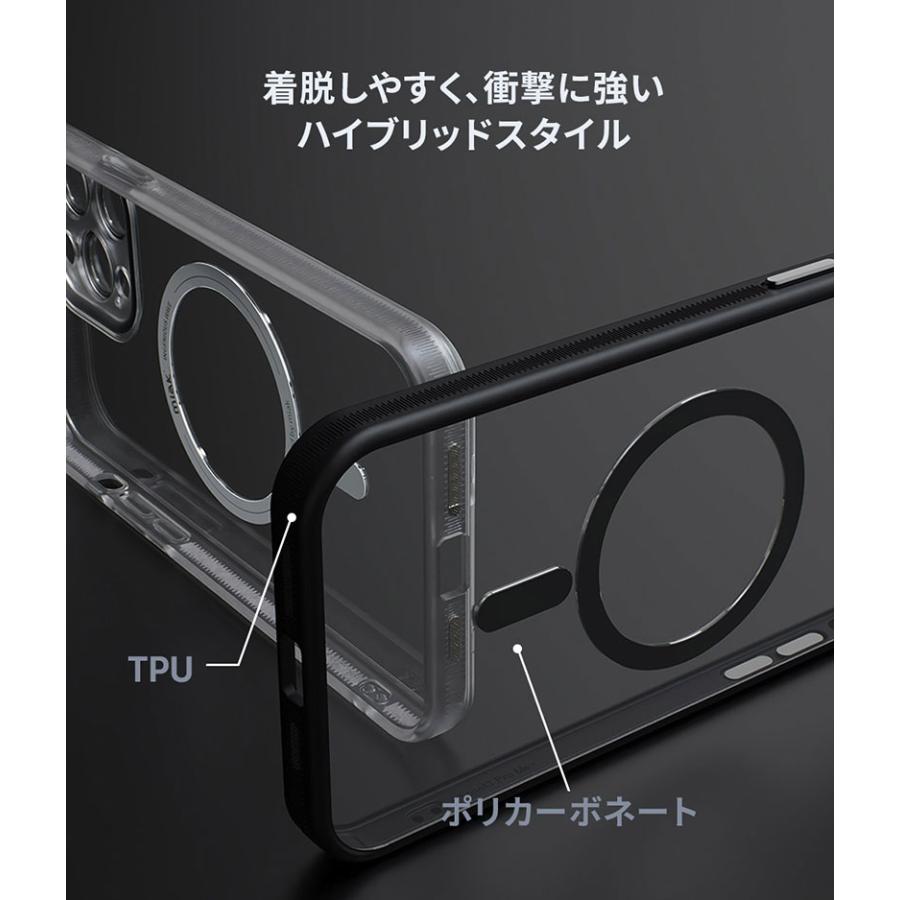 miak（ミアック） iPhone 15 Pro レンズガード一体型 MagSafe対応