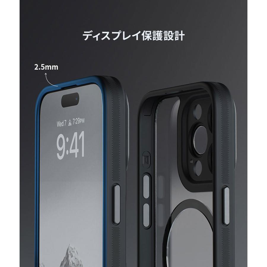 miak（ミアック） iPhone 15 Pro レンズガード一体型 MagSafe対応