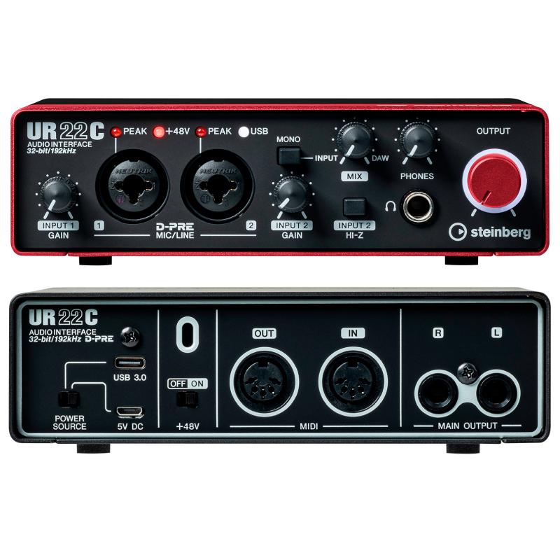 Steinberg スタインバーグ UR22C RD 2インx2アウト USB 3.0 Type Steinberg スタインバーグ UR22C RD 2インx2アウト USB 3.0 Type