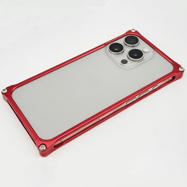 GILD design ギルドデザイン iPhone 15 Pro ソリッドバンパー レッド GI-437R | GILD design