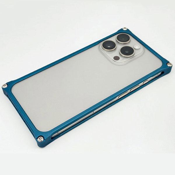 GILD design ギルドデザイン iPhone 15 Pro Max ソリッドバンパー マットブルー GI-438MB | GILD design