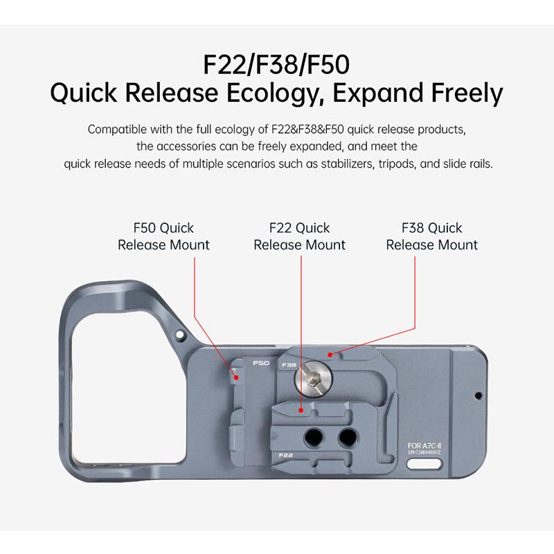 FALCAM ファルカム F22 & F38 & F50 クイックリリースボトムプレート
