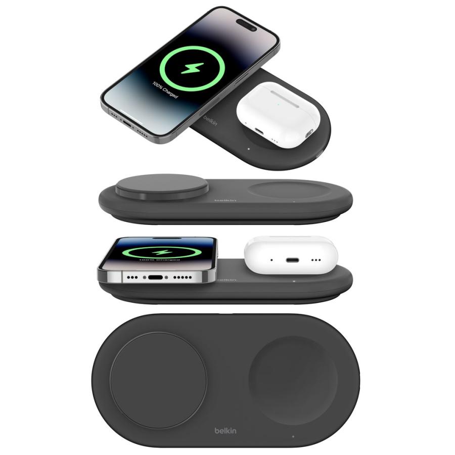 Belkin（ベルキン） 充電器 ワイヤレス Qi2 15W BoostCharge Pro