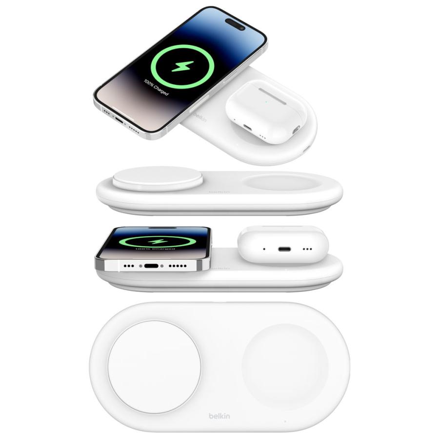Belkin BELKIN 充電器 ワイヤレス Qi2 15W BoostCharge Pro 搭載