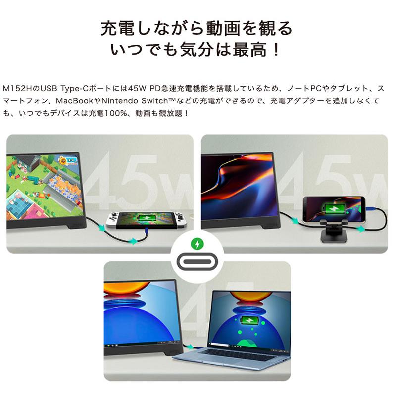 GeChic ゲシック On-Lap M152H USB Type-C PD対応 15インチモバイル