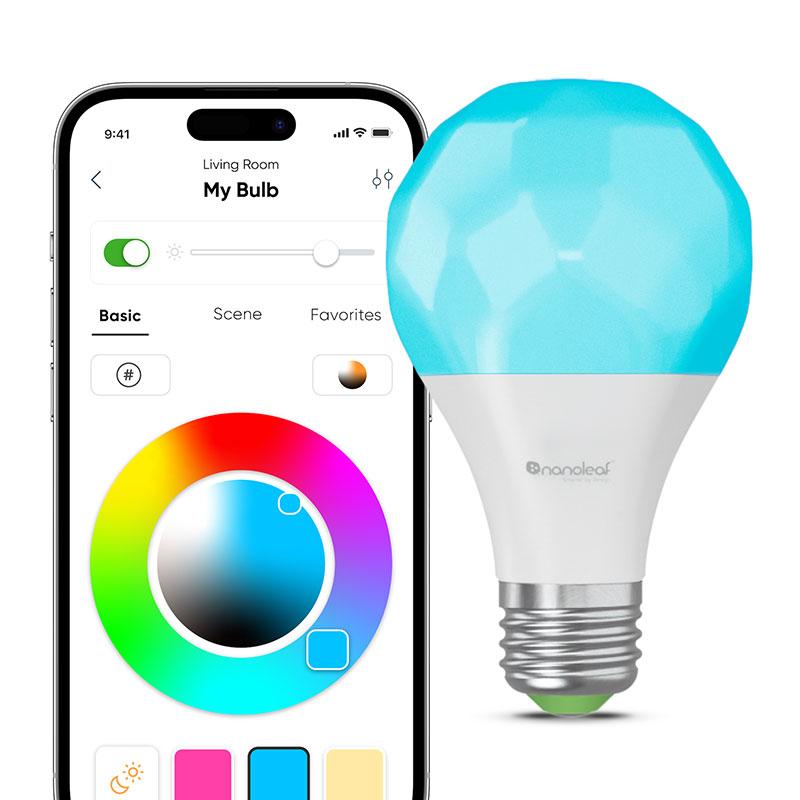 Nanoleaf ナノリーフ Essentials Matter スマート電球 A19 | E26 