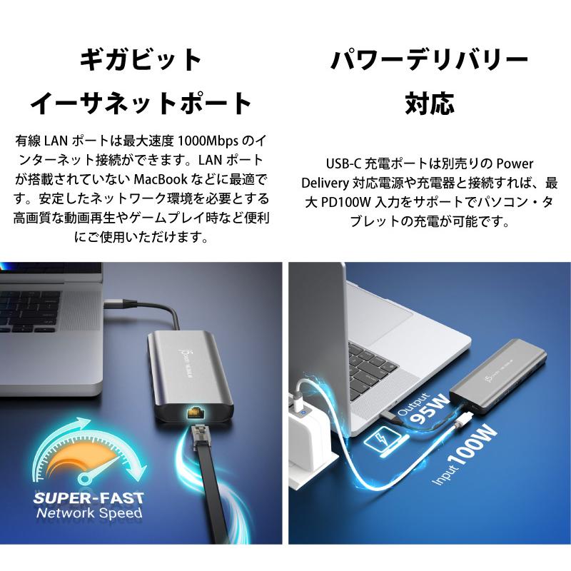 j5 create ジェイファイブクリエイト USB Type-C 7in1 PD対応 デュアル