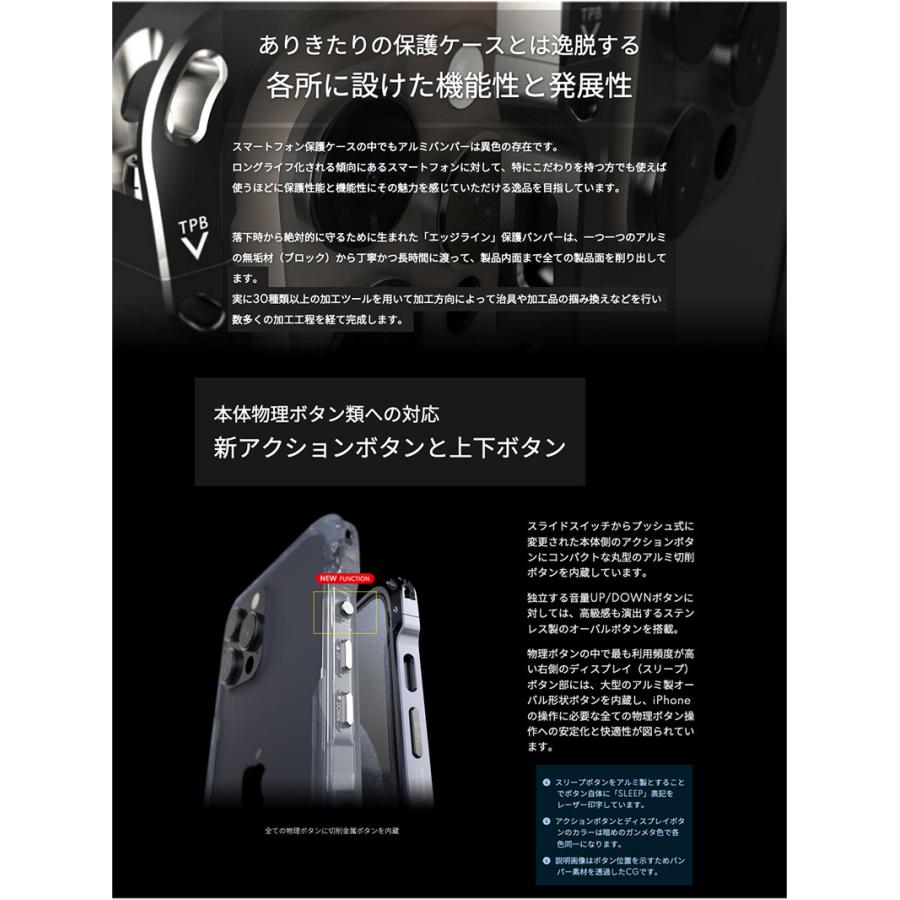 alumania（アルマニア） iPhone 15 Pro Max EDGE LINE アルミフル