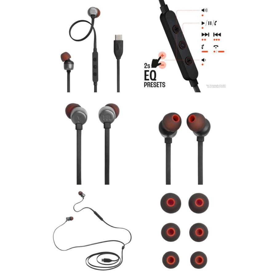JBL（ジェイビーエル） JBL TUNE310C USB Type-C接続 有線 インイヤー