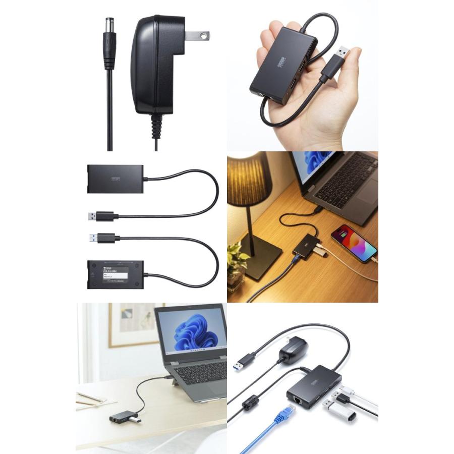 SANWA SUPPLY（サンワサプライ） SANWA USB ハブ付き 2.5ギガビット 