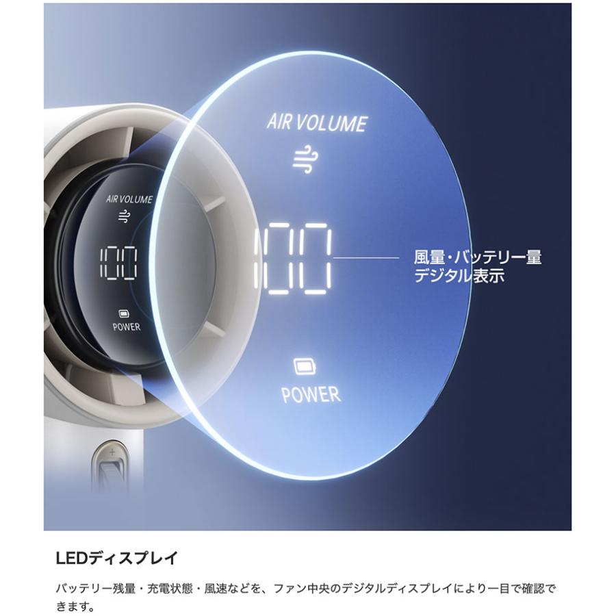 JisuLife ジスライフ Handheld Fan Pro1 ポータブル扇風機 9m/s 超強力