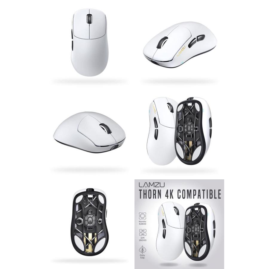 LAMZU ラムズ Thorn 4K Compatible 1000Hz対応 超軽量 ワイヤレス 