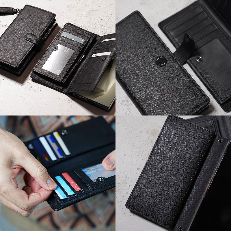 araree アラリー Galaxy S24 Ultra Wallet Diary 手帳型ケース ブラック AR26684S24U ネコポス不可｜ec-kitcut｜02