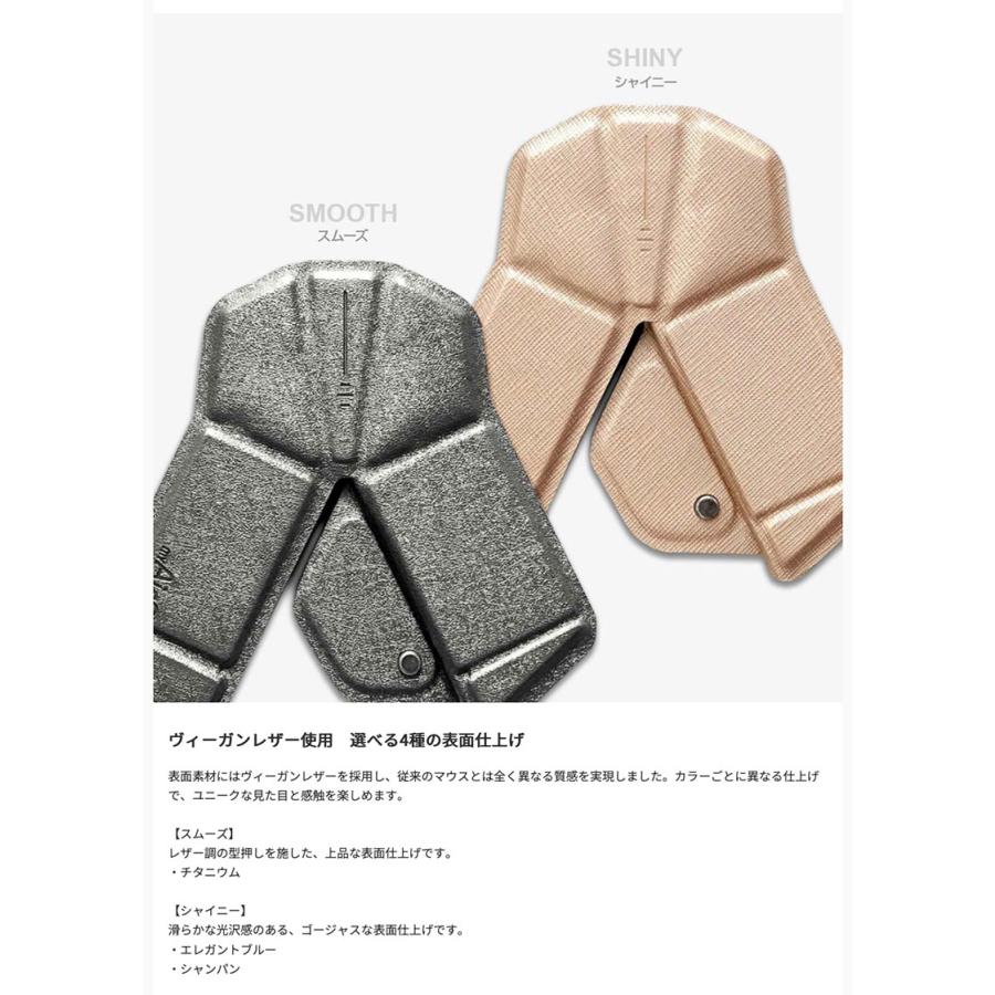 myAir.0 OriMouse オリマウス ポータブルマウス Mid Gray Fabric