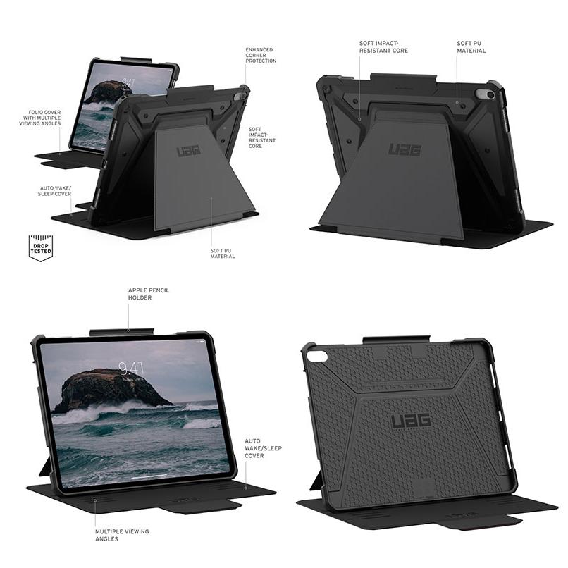 UAG ユーエージー 13インチ iPad Air M4 2026 / M3 2025 / M2 2024 METROPOLIS SE メトロポリス 耐衝撃 フォリオケース ブラック UAG-IPDA13M2-FSE-BK | URBAN ARMOR GEAR | 02