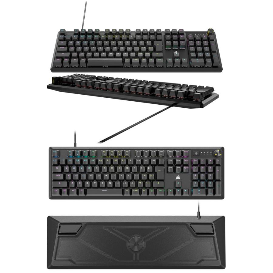 CORSAIR（コルセア） K70 CORE 日本語配列かな無し 有線 赤軸 フル