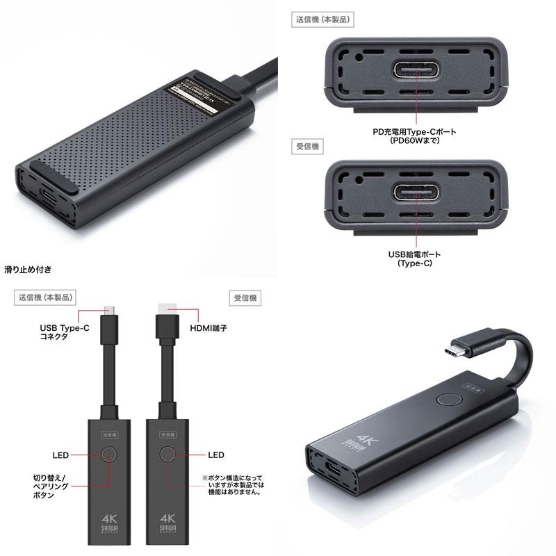 SANWA SUPPLY（サンワサプライ） SANWA 4K対応ワイヤレスHDMI