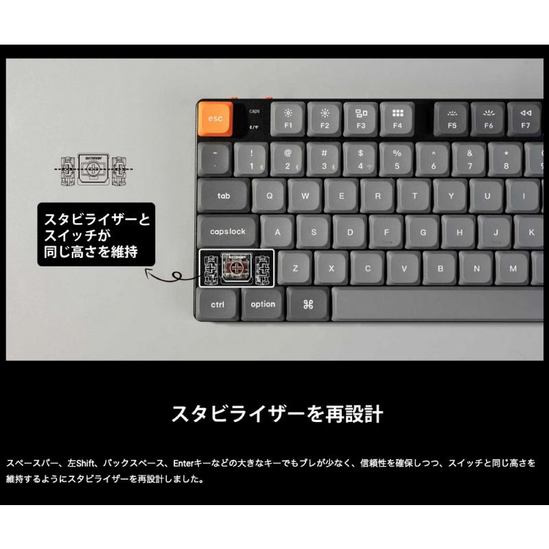 Keychron K1 Max QMK/VIA Mac日本語配列 ホットスワップ ロー